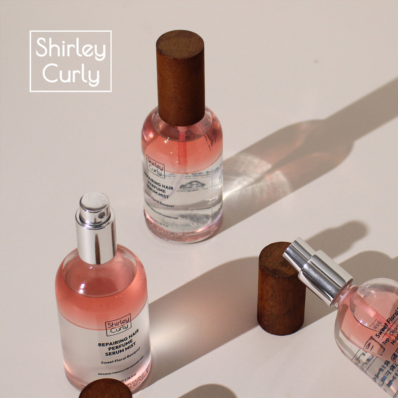 Xịt dưỡng tóc nước hoa Shirley Curly repairing hair Perfume Mist 100ml từ Hàn Quốc