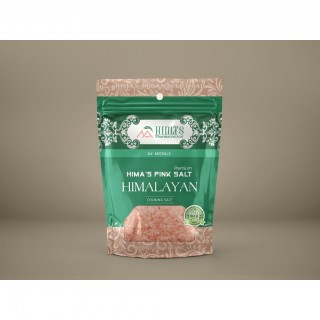 Muối hồng tinh khiết Himalayan Hima's 500g hạt mịn nhập khẩu Pakistan